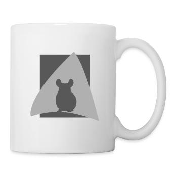 Souris tamia hamster - Mug blanc - blanc - Droite