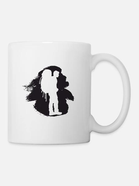 Rucksack Backpacking Wanderung - Tasse - Weiß
