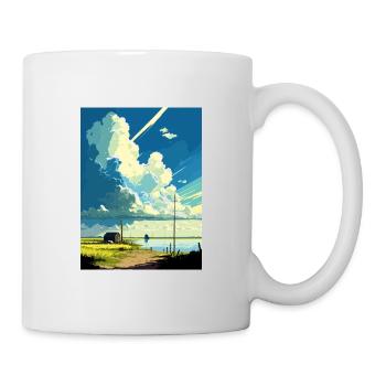Lydd England Kent Vintage Reiseposter Souvenir - Tasse - Weiß - Rechts