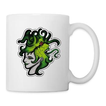 Voices in the head. Demons in the brain. - Mug - white - Right