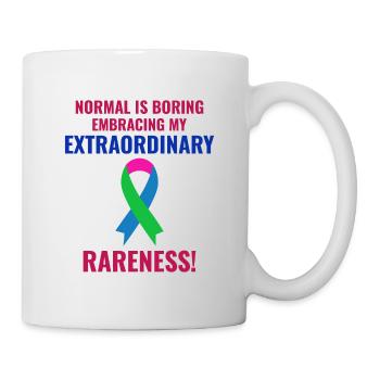 La sensibilisation aux maladies rares embrasse l’extraordinaire - Mug blanc - blanc - Droite
