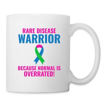 Rare Disease Warrior Empowering Awareness - Mug - white - Right