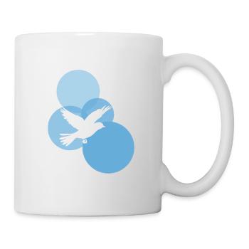 Fliegen Fliegen Vogel - Tasse - Weiß - Rechts