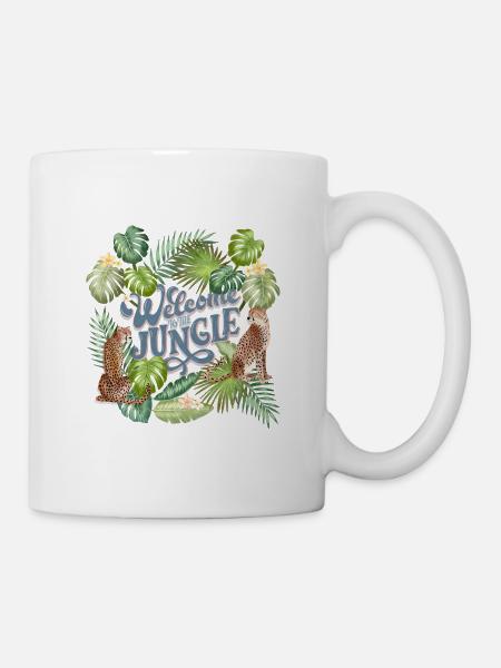 Cheetahs and Welcome to the Jungle - Mug - white