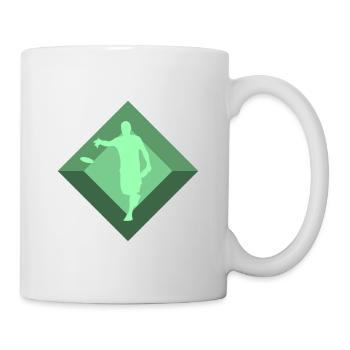 Disc Golf Lecteur de disque - Mug blanc - blanc - Droite