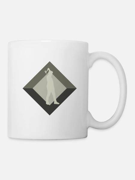 Axtwerfen Axtwerfen Doppelaxt - Tasse - Weiß