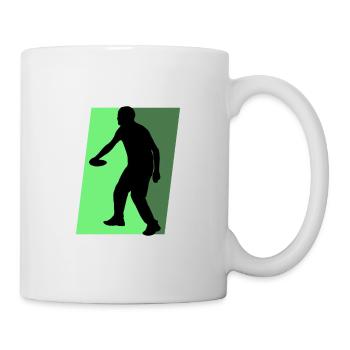 Lecteur de disque - Mug blanc - blanc - Droite