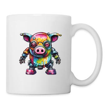 Robot Animal / AI / Mechanized Animals / Comic - Mug - white - Right