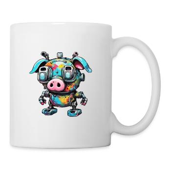 Robot Animal / AI / Mechanized Animals / Comic - Mug - white - Right