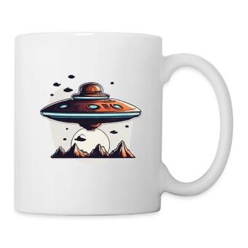 Alien / Spaceship / UFO / Area 51 / All / Mars - Mug - white - Right