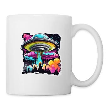 Alien / Spaceship / UFO / Area 51 / All / Mars - Mug - white - Right