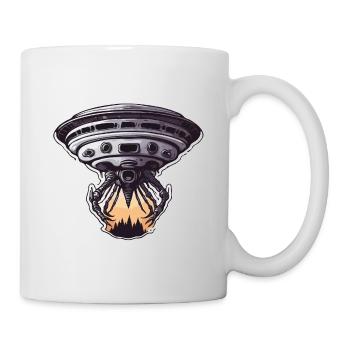 Alien / Spaceship / UFO / Area 51 / All / Mars - Mug - white - Right