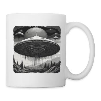 Alien / Spaceship / UFO / Area 51 / All / Mars - Mug - white - Right