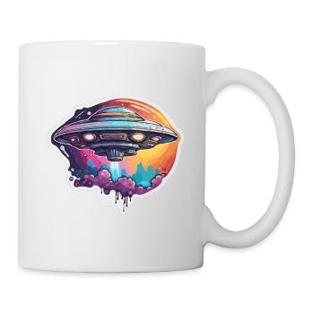 Alien / Spaceship / UFO / Area 51 / All / Mars - Mug - white - Right