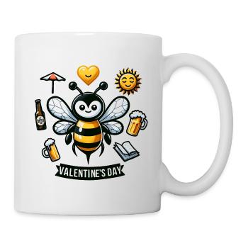 Valentine's Buzz My Valentine - Tasse - Weiß - Rechts