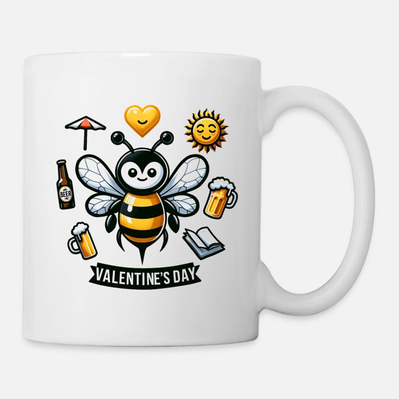 Valentine's Buzz My Valentine - Mug - white