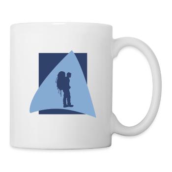 Backpack Hike Hike - Mug - white - Right