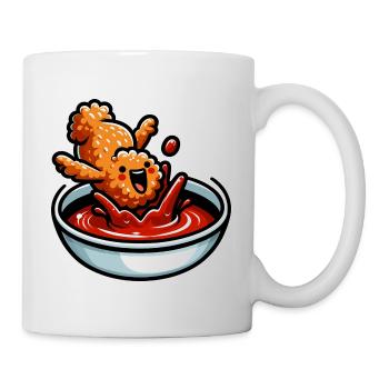 Fried Chicken Chicken Wings Chicken Gift - Mug - white - Right