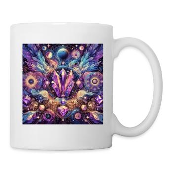 Law of Attraction & Cosmic Manifestation - Tasse - Weiß - Rechts