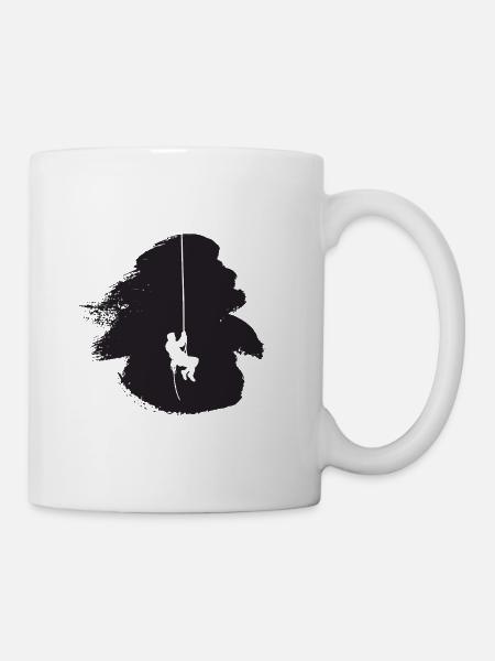 Bergsteigen Bergsteiger Alpinist - Tasse - Weiß