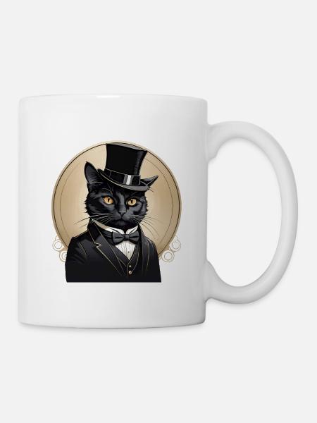 Kater - Tasse - Weiß