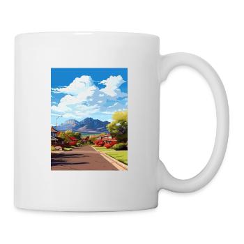 Springdale Utah affiches Vintage voyage affiche WPA - Mug blanc - blanc - Droite