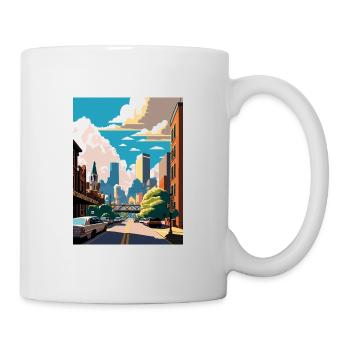 Pittsburgh Pennsylvania Vintage Travel Poster WPA - Mug - white - Right