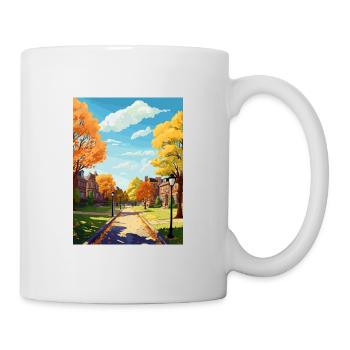 Hyde Park New York State Vintage-Reiseposter WPA - Tasse - Weiß - Rechts