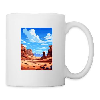 Goblin Valley State Park Vintage Reiseposter WPA - Tasse - Weiß - Rechts