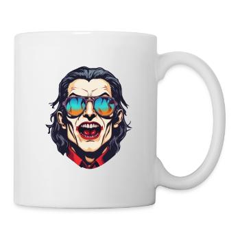 Vampir / Dracula / Blutsauger / Halloween / Mythos - Tasse - Weiß - Rechts