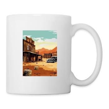 Goldfield Ghost Town Nevada Vintage Travel Poster - Mug - white - Right