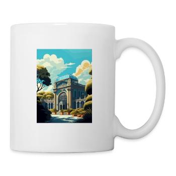 The Bronx Zoo New York State Vintage Travel Poster - Mug - white - Right