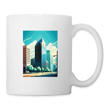 Fresno California Cali Vintage Travel Poster WPA - Mug - white - Right