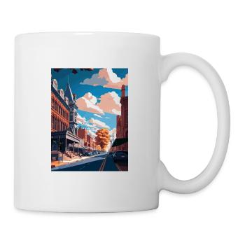 Lancaster County Pennsylvania Reiseposter - Tasse - Weiß - Rechts