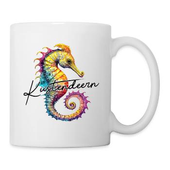 Küstendeern Seepferdchen - Tasse - Weiß - Rechts