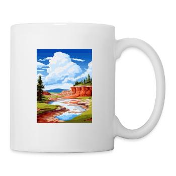 Hot Springs National Park Vintage Travel Poster - Mug - white - Right