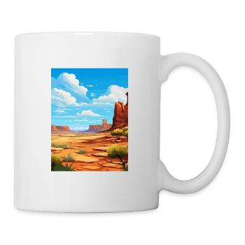 Canyonlands National Park Vintage Travel Poster - Mug - white - Right