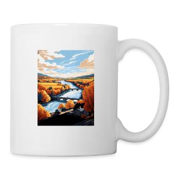 Lehigh Valley Pennsylvania Vintage Travel Poster - Mug - white - Right