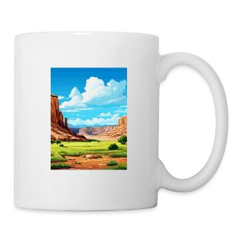 Capitol Reef National Park Vintage Reiseposter - Tasse - Weiß - Rechts