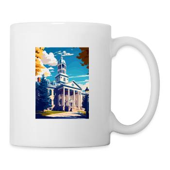 State College Pennsylvanie Vintage affiche de voyage - Mug blanc - blanc - Droite