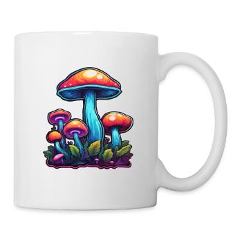 Mushroom / Mushroom / Meadow / Forest / Goa / Psy - Mug - white - Right