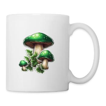 Mushroom / Mushroom / Meadow / Forest / Goa / Psy - Mug - white - Right