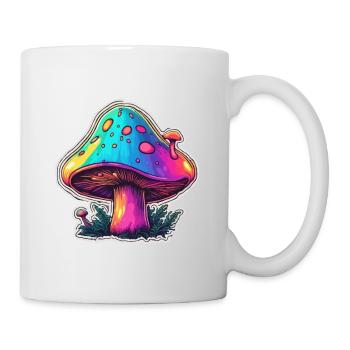 Mushroom / Mushroom / Meadow / Forest / Goa / Psy - Mug - white - Right