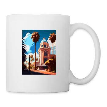San Jose California Vintage Travel Poster Souvenir - Mug - white - Right
