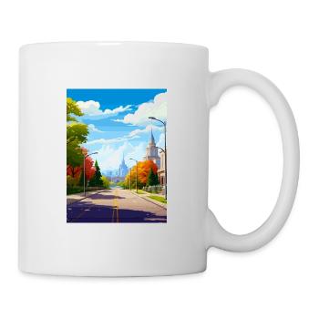 Salt Lake Utah Vintage voyage affiche WPA Souvenir - Mug blanc - blanc - Droite