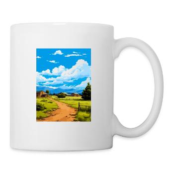 Torrey Utah affiches Vintage voyage affiche Souvenir - Mug blanc - blanc - Droite