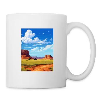 Torrey Utah affiches Vintage voyage affiche Souvenir - Mug blanc - blanc - Droite