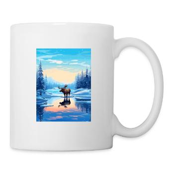 Alaska Vereinigte Staaten Vintage Reiseposter WPA Kunst - Tasse - Weiß - Rechts