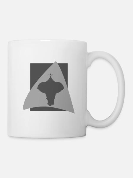 Elefant Circus Clown - Tasse - Weiß