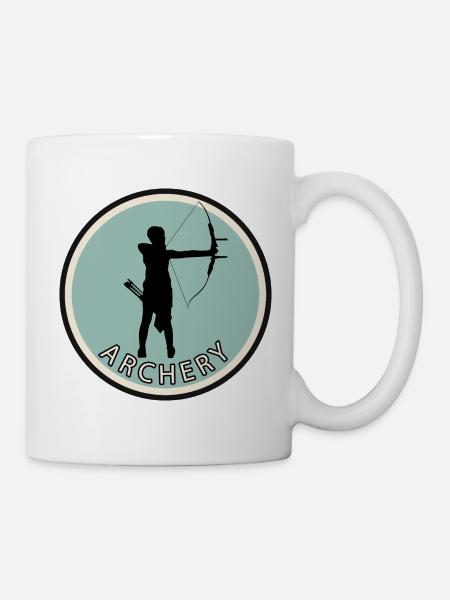Bogenschießen Bogenschütze - Tasse - Weiß